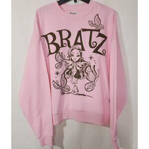 Bratz dolls pink sweatshirt size medium women's large